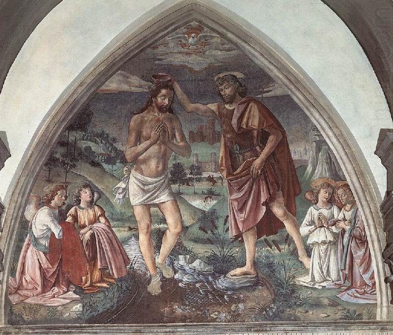 Baptism of Christ dfg, GHIRLANDAIO, Domenico